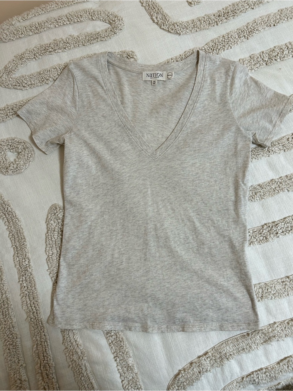 NATION Vee-Neck Tee